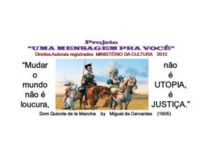PROJETO UMA MENSAGEM PARA VOCÊ