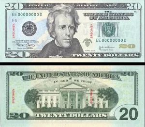 Andrew Jackson US$ 20