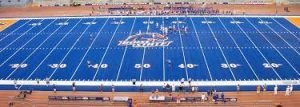gramado azul do Boise State Broncos