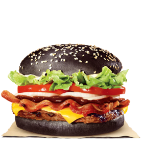 HAMBURGUER COM PÃO PRETO