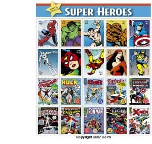 USPS trouxe os heróis da Marvel