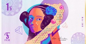 Dinheiro lançado para mulheres chama a atenção para desigualdade salarial 