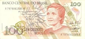 CECÍLIA MEIRELES NA CÉDULA DE CRUZEIROS NOVOS