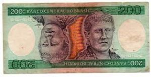 CÉDULA DE CR$ 200 COM A PRINCESA ISABEL