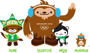 Sumi, Quatchi, Miga e Mukmuk 