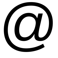 SÍMBOLO @