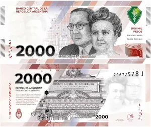 CÉDULA DE 2.000 PESOS