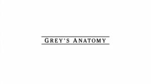 Grey’s Anatomy