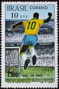 SELO DO PELÉ EM HOMENAGEM AO MILÉSIMO GOL