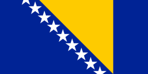 bandeira da Bósnia-Herzegovina