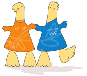 MASCOTES OLIMPÍADA DE 2004 - ATENAS